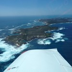 VH-EZT CSA pipersport sportscruiser flying around rottnest island