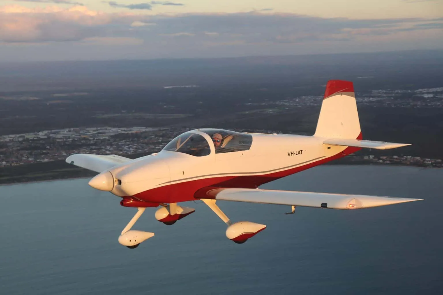 VH-LAT Van's RV-9A parked at Jandakot Airport