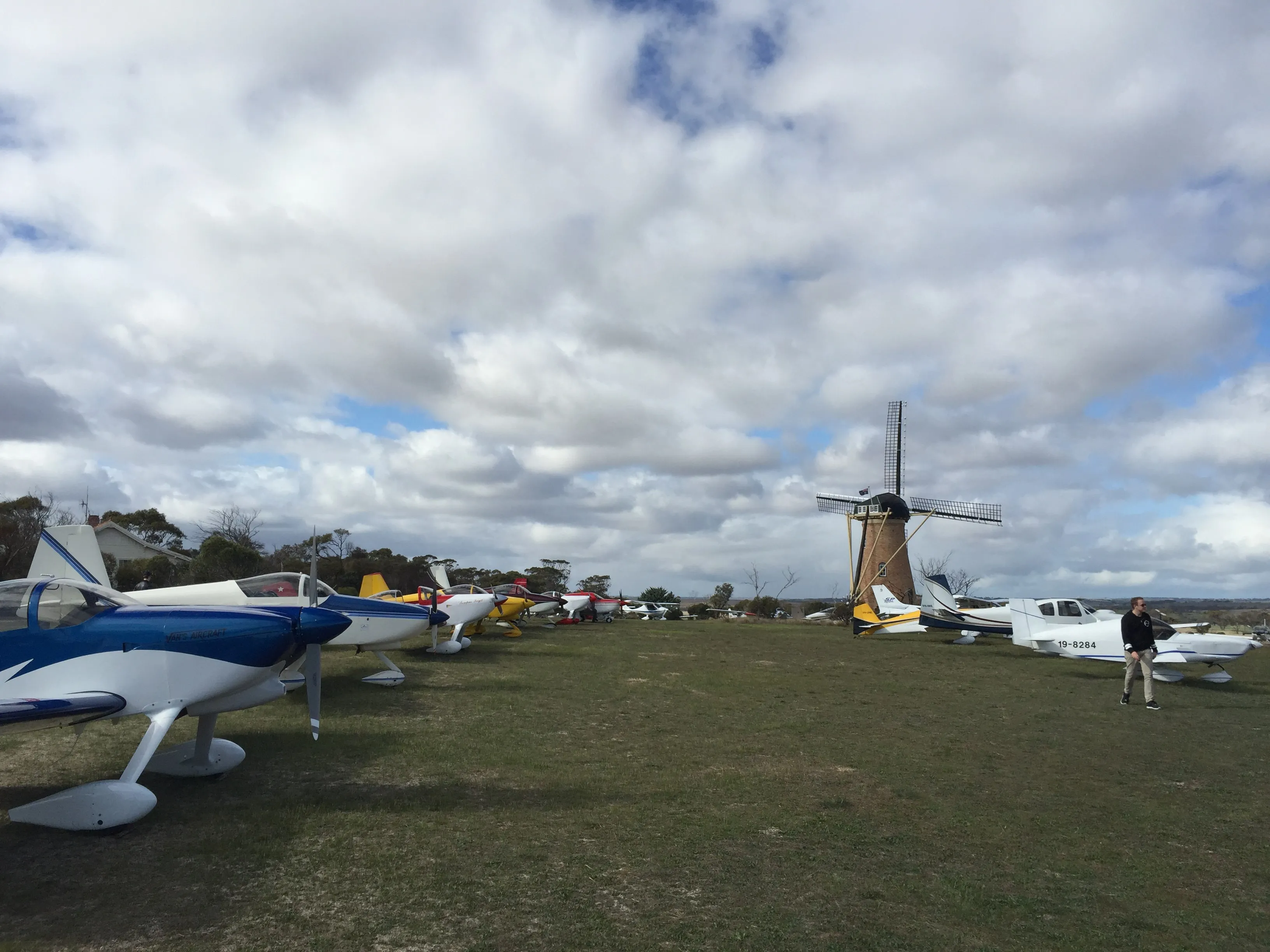 Aircraft parked at the Lily