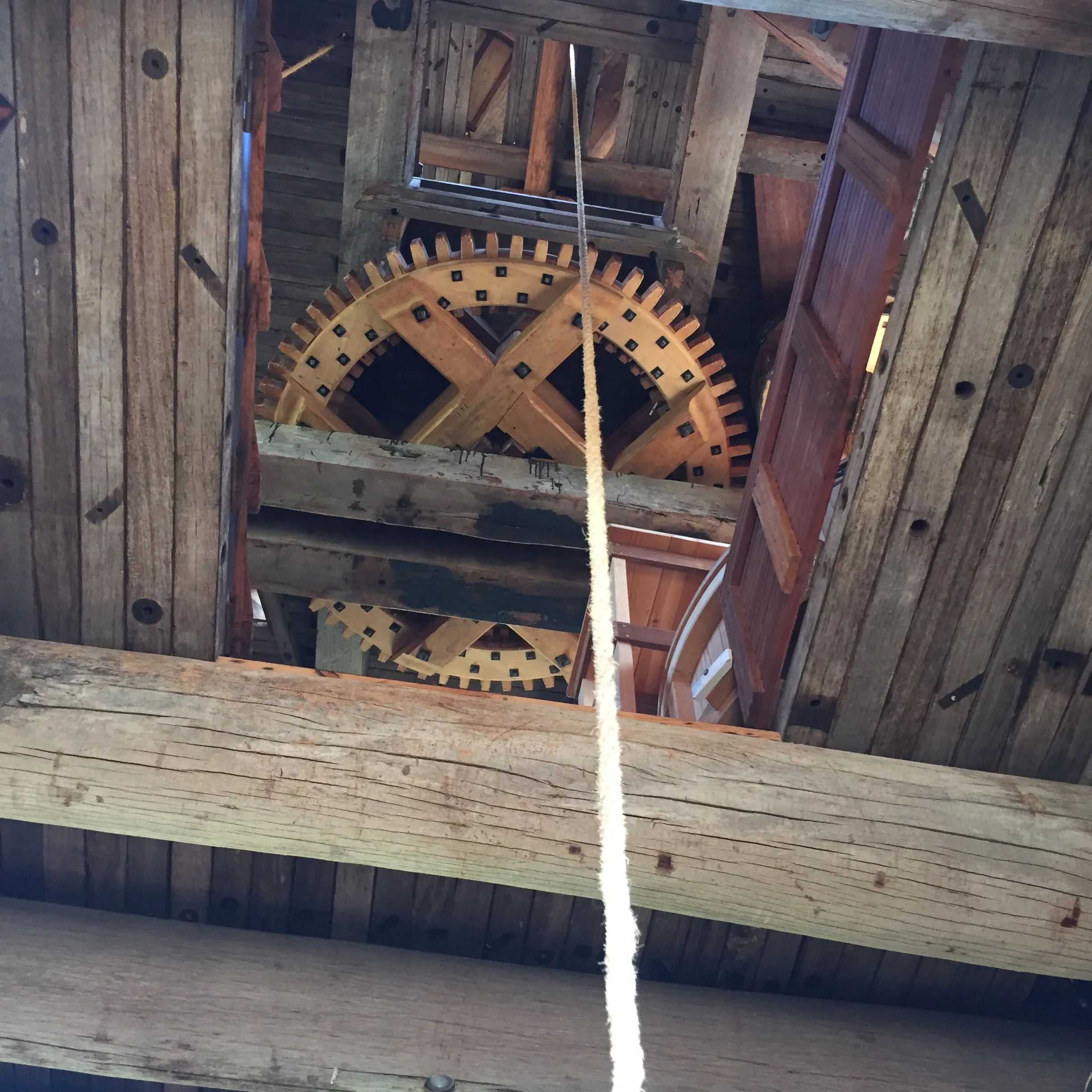 Inside the windmill