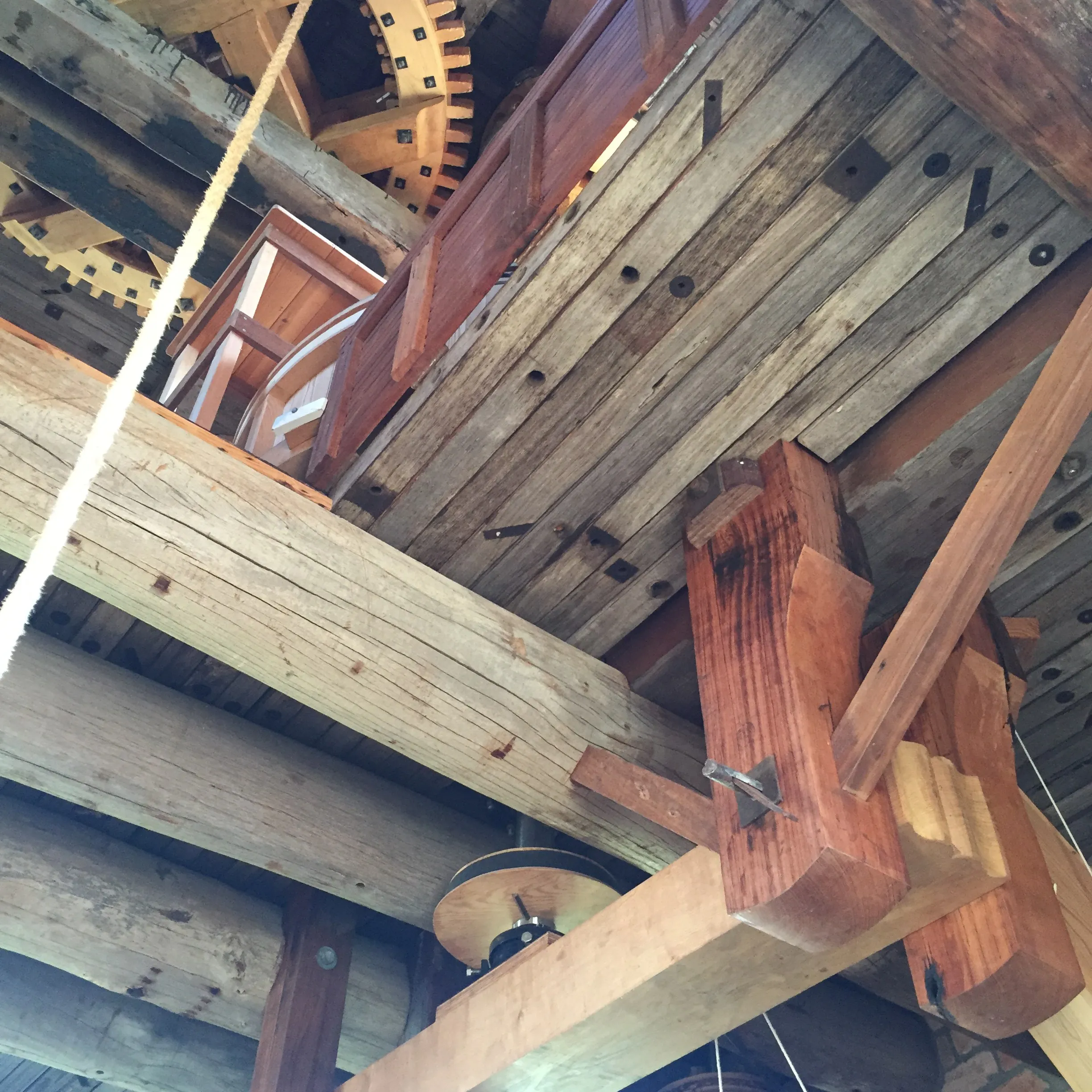 Inside the windmill
