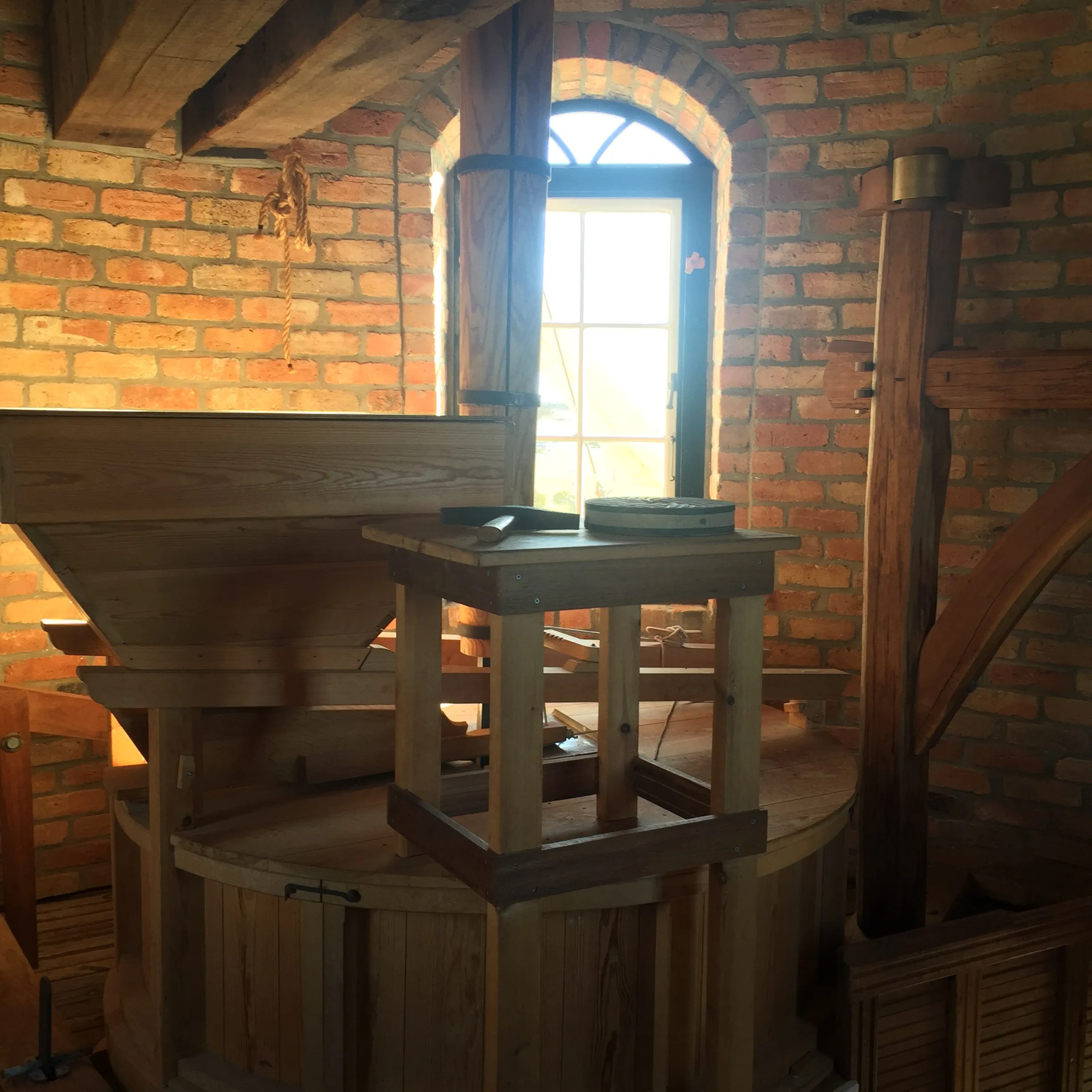 Inside the windmill