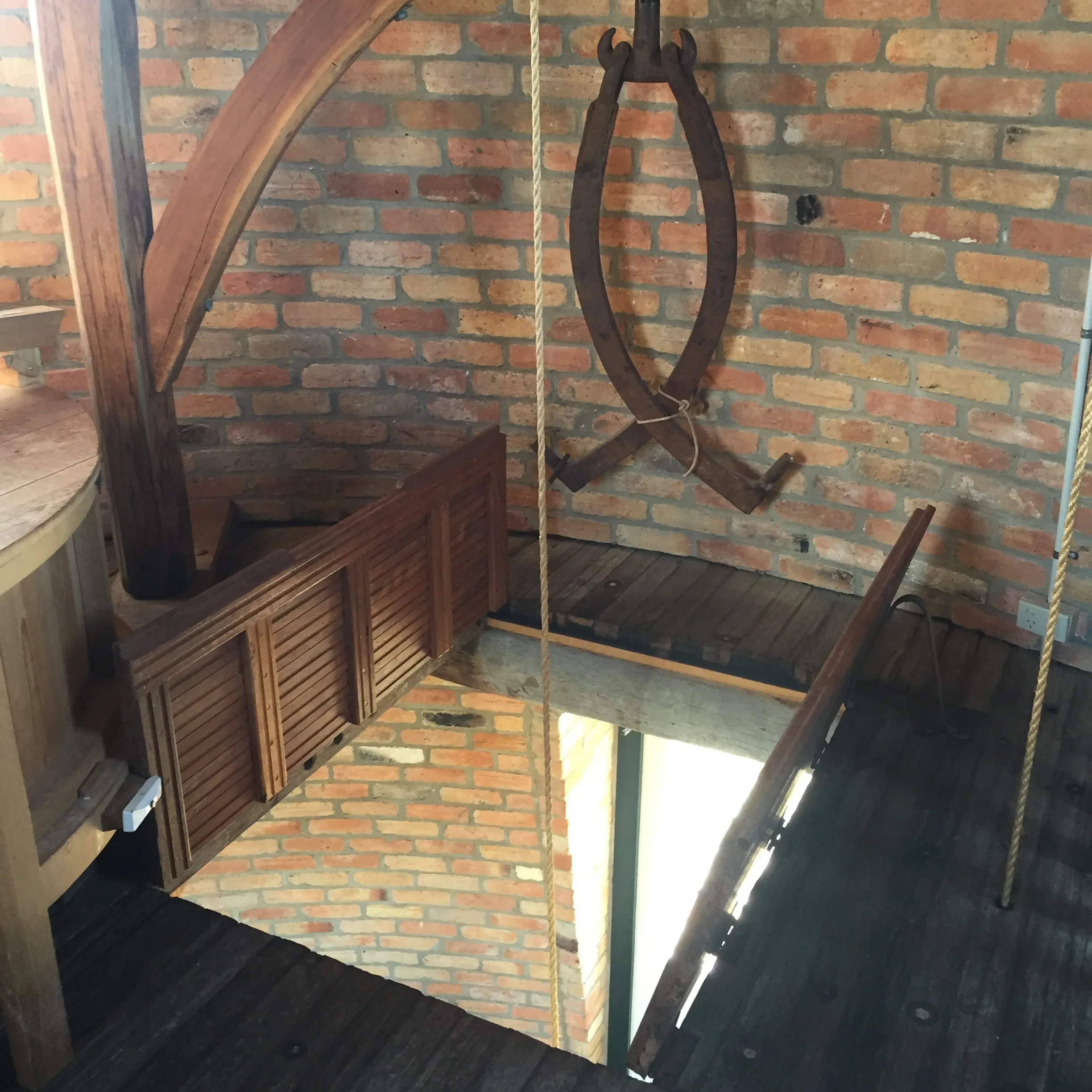Inside the windmill