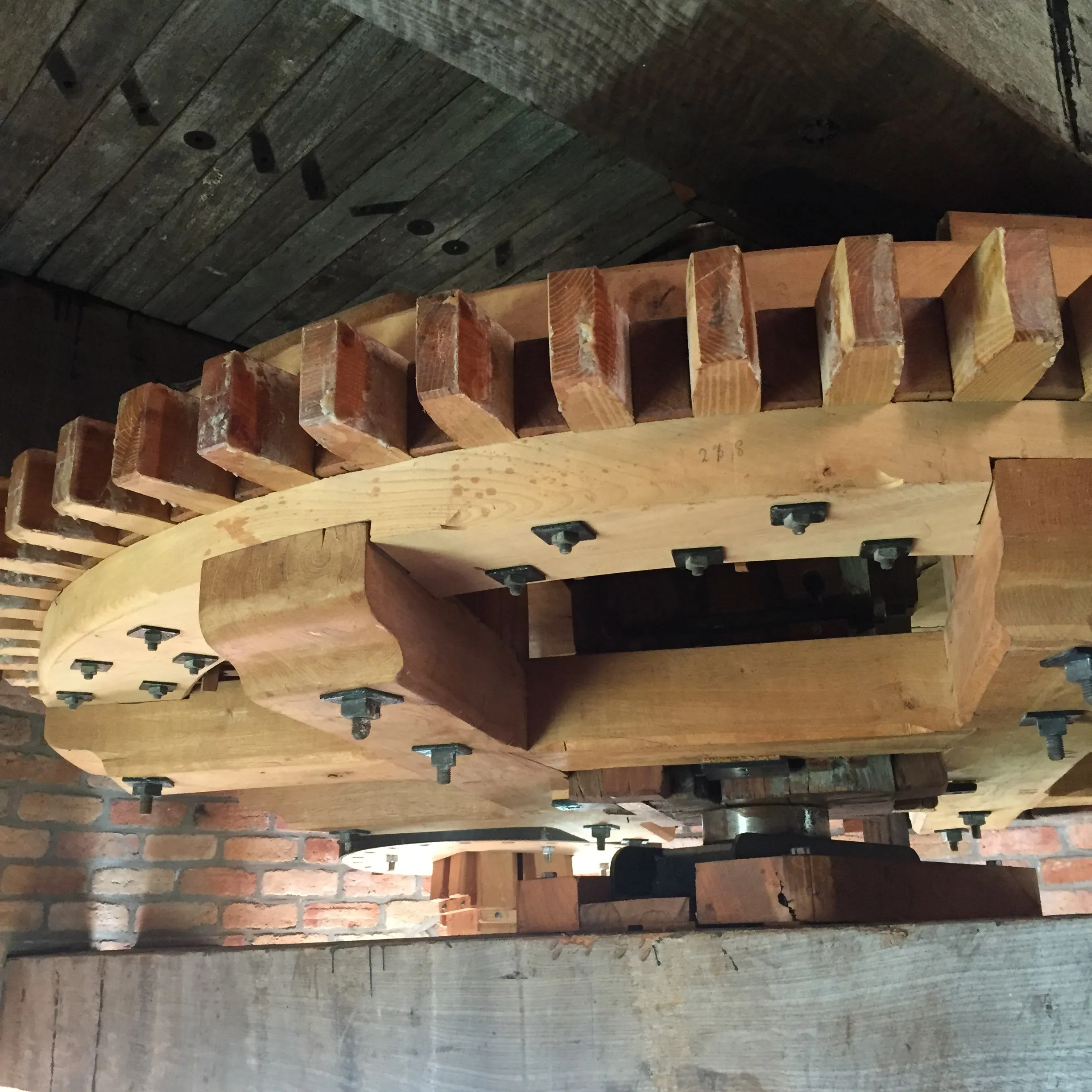 Inside the windmill