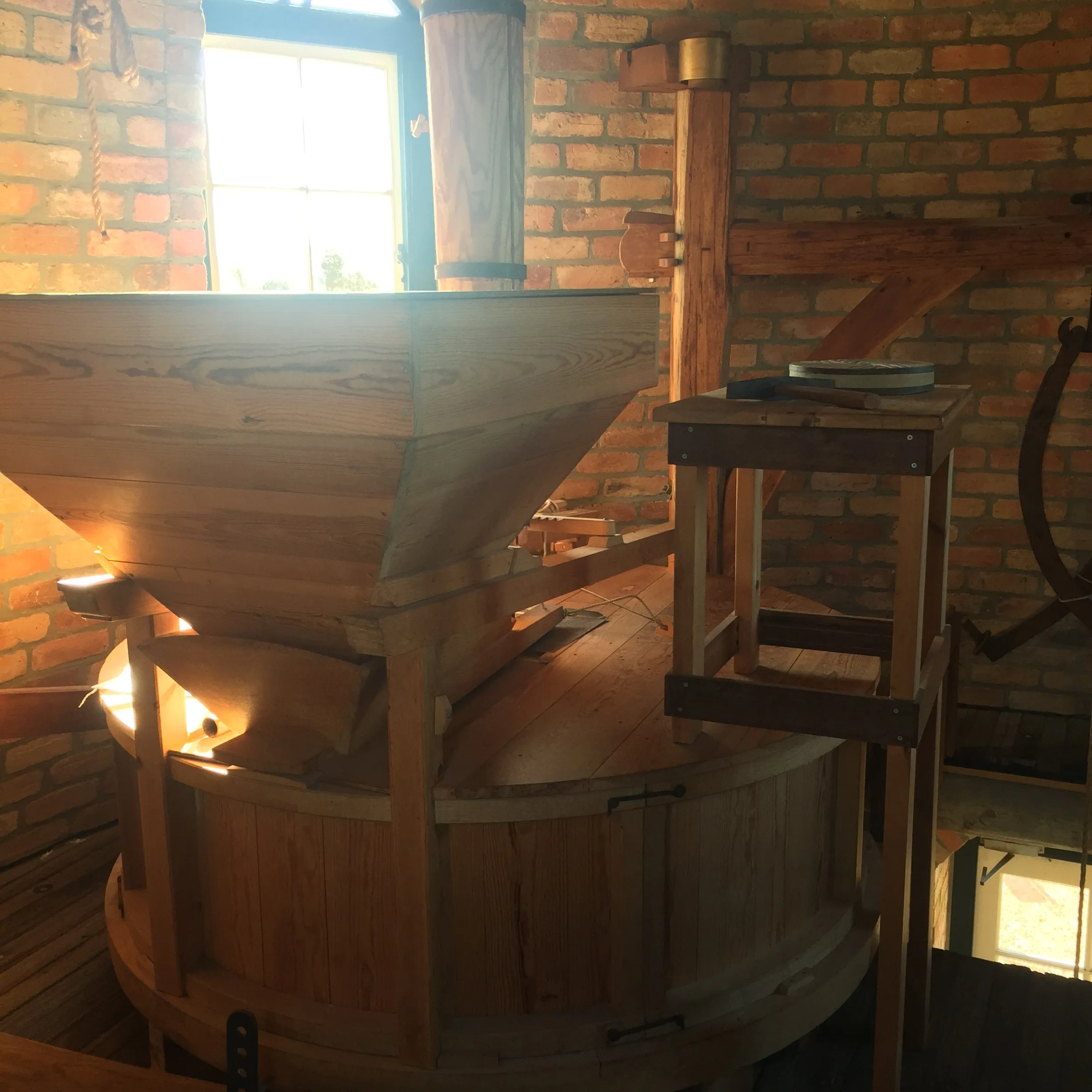 Inside the windmill