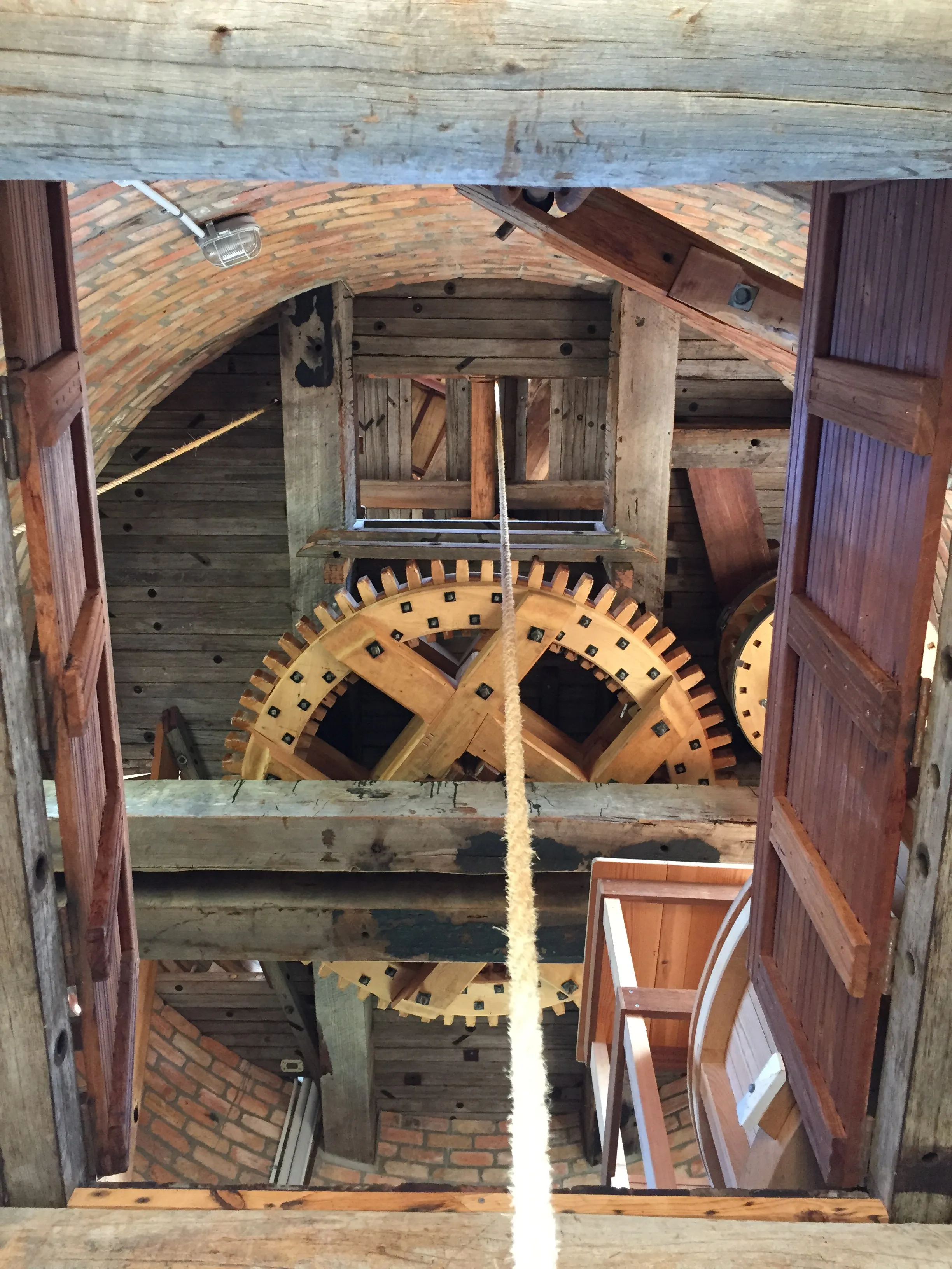 Inside the windmill