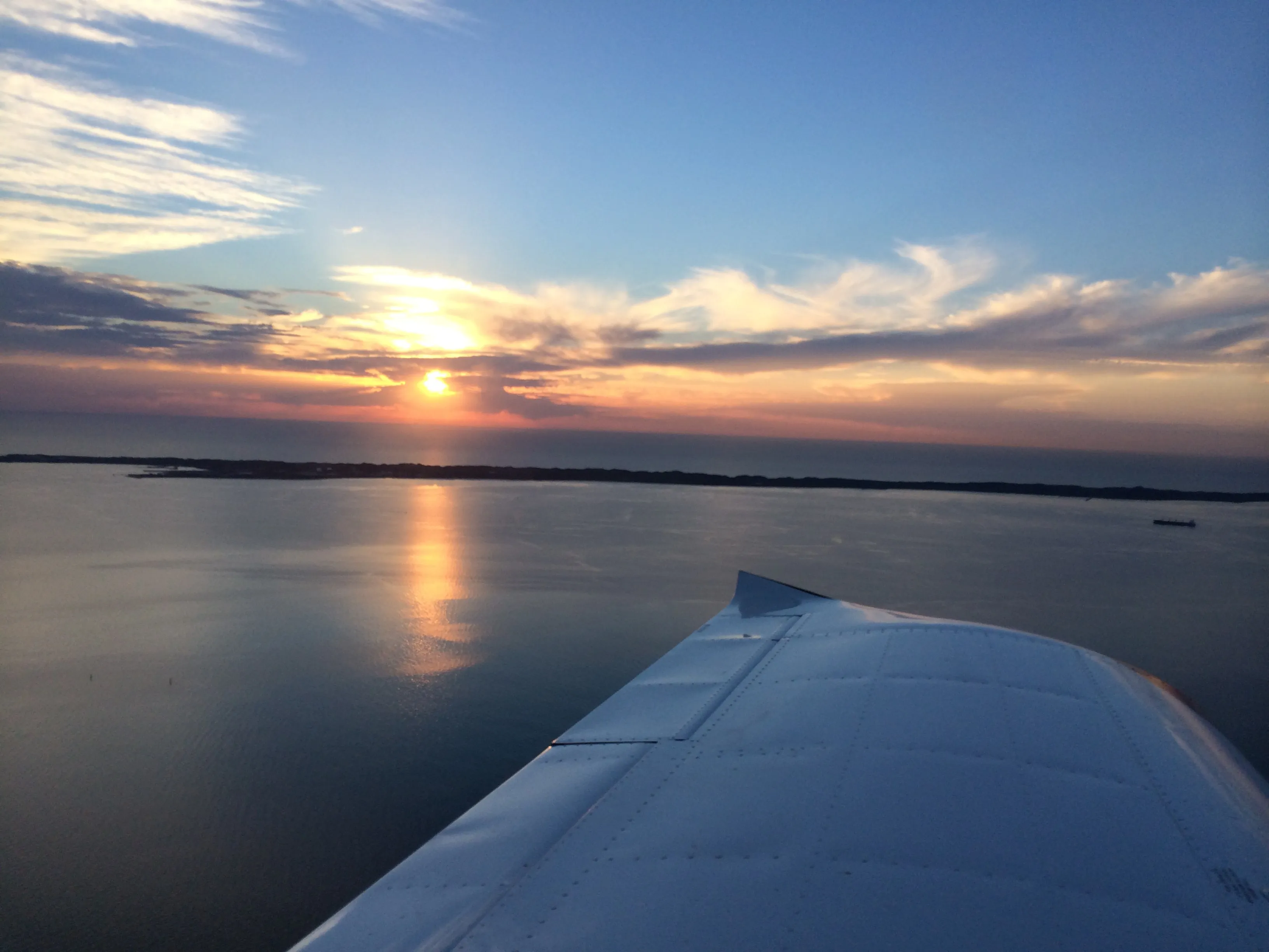 university flying club jandakot garden island sunset