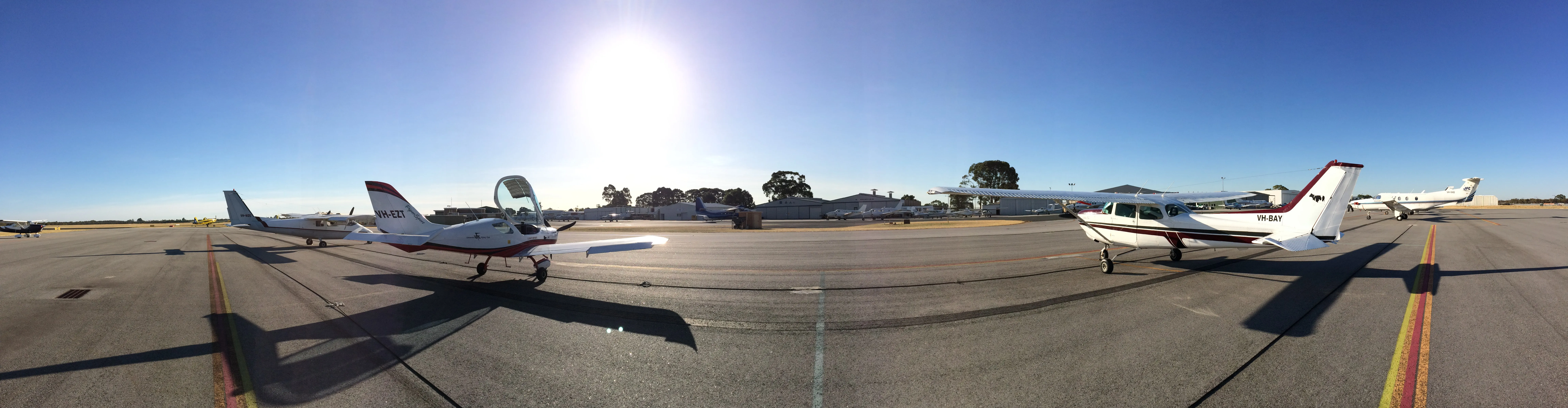 university flying club jandakot tarmac central apron