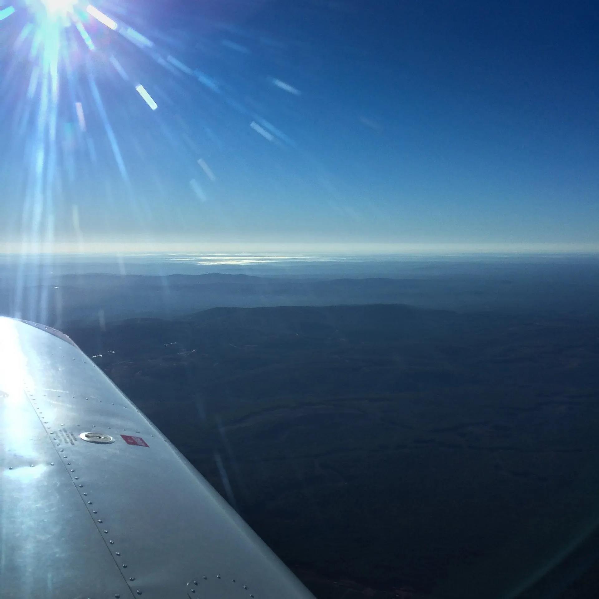 stirling ranges from the air vh-ezt UFC uni flying club jandakot learn to fly aircraft hire