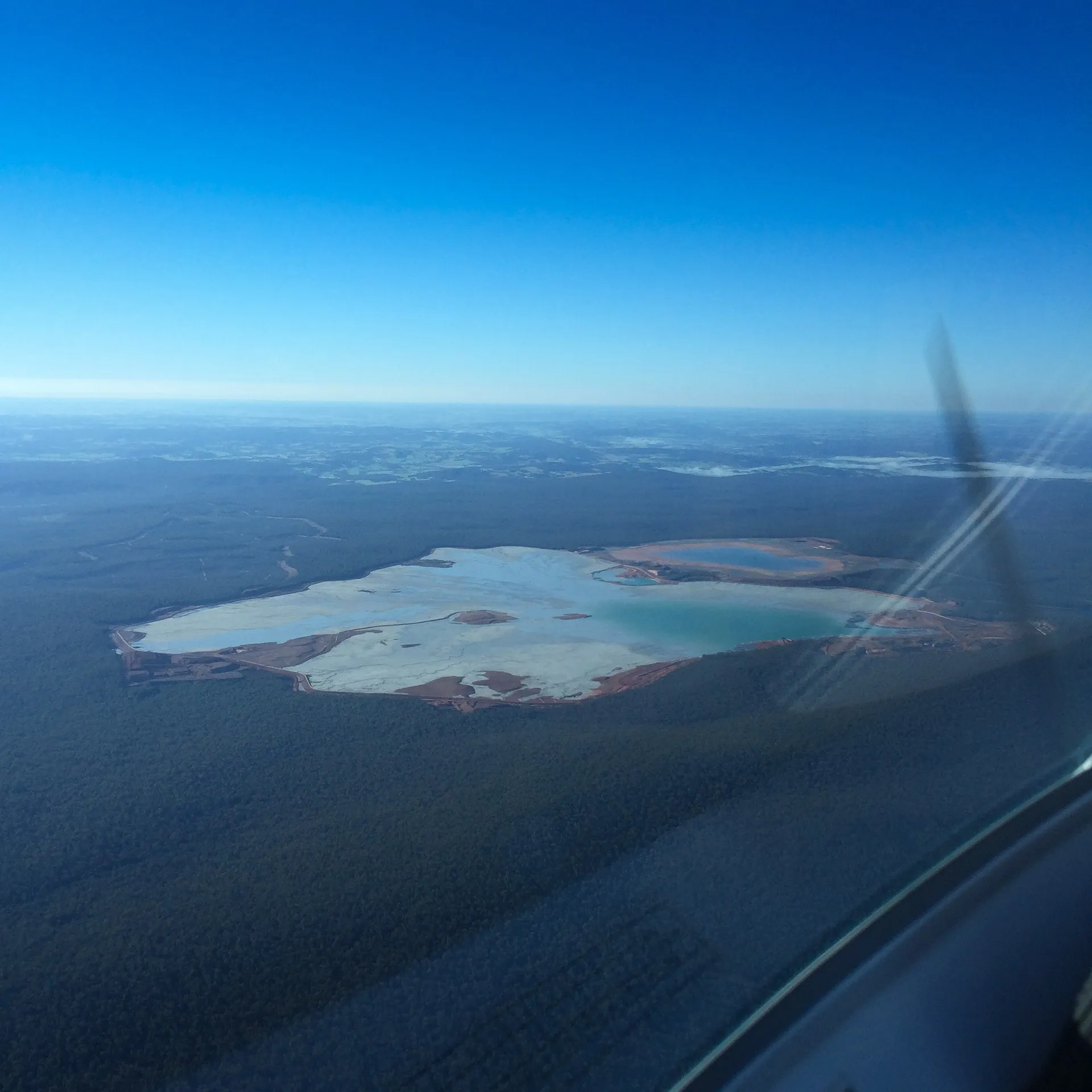 boddington mine from the air vh-ezt UFC uni flying club jandakot learn to fly aircraft hire