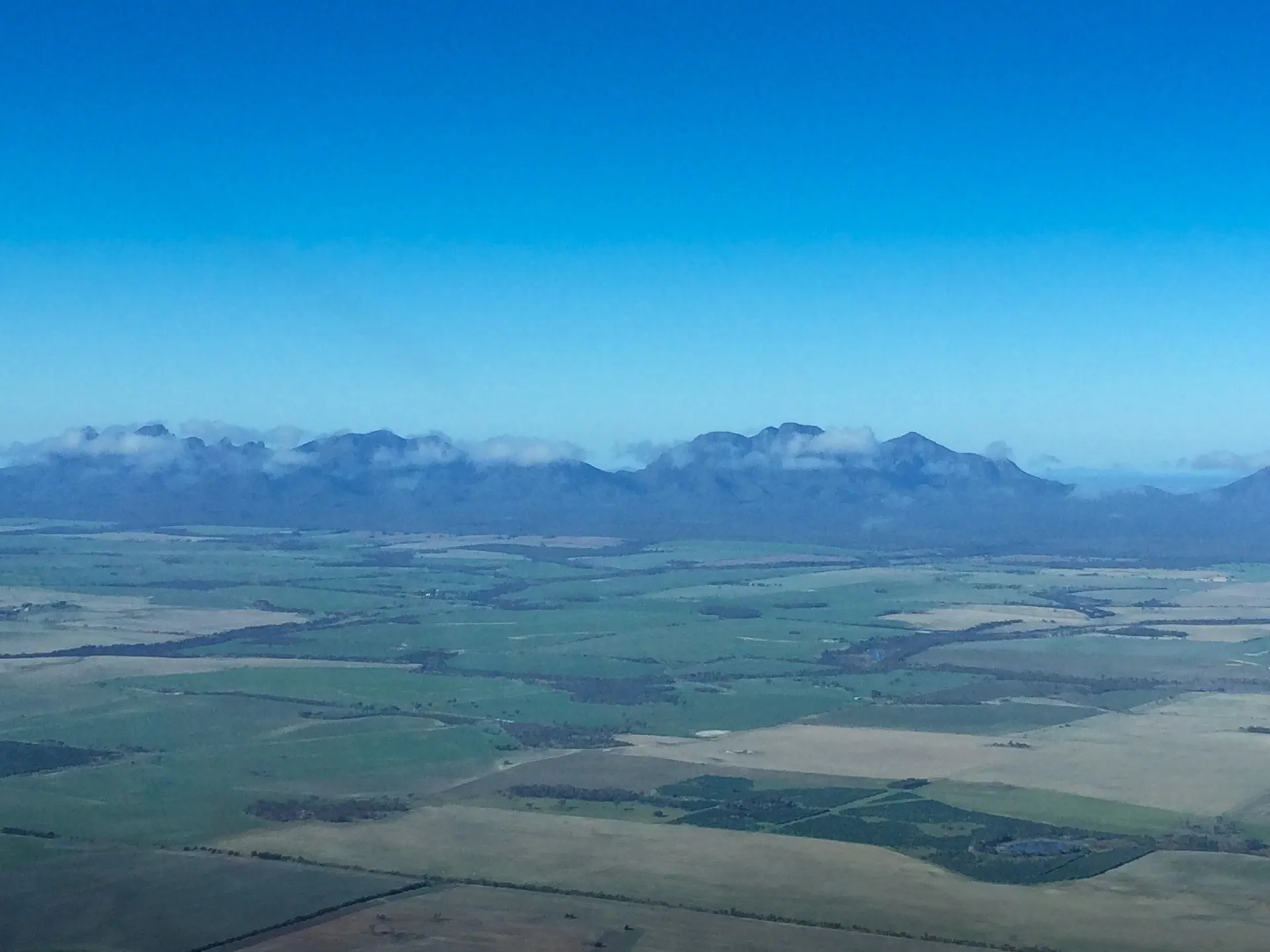 stirling ranges from the air vh-ezt UFC uni flying club jandakot learn to fly aircraft hire
