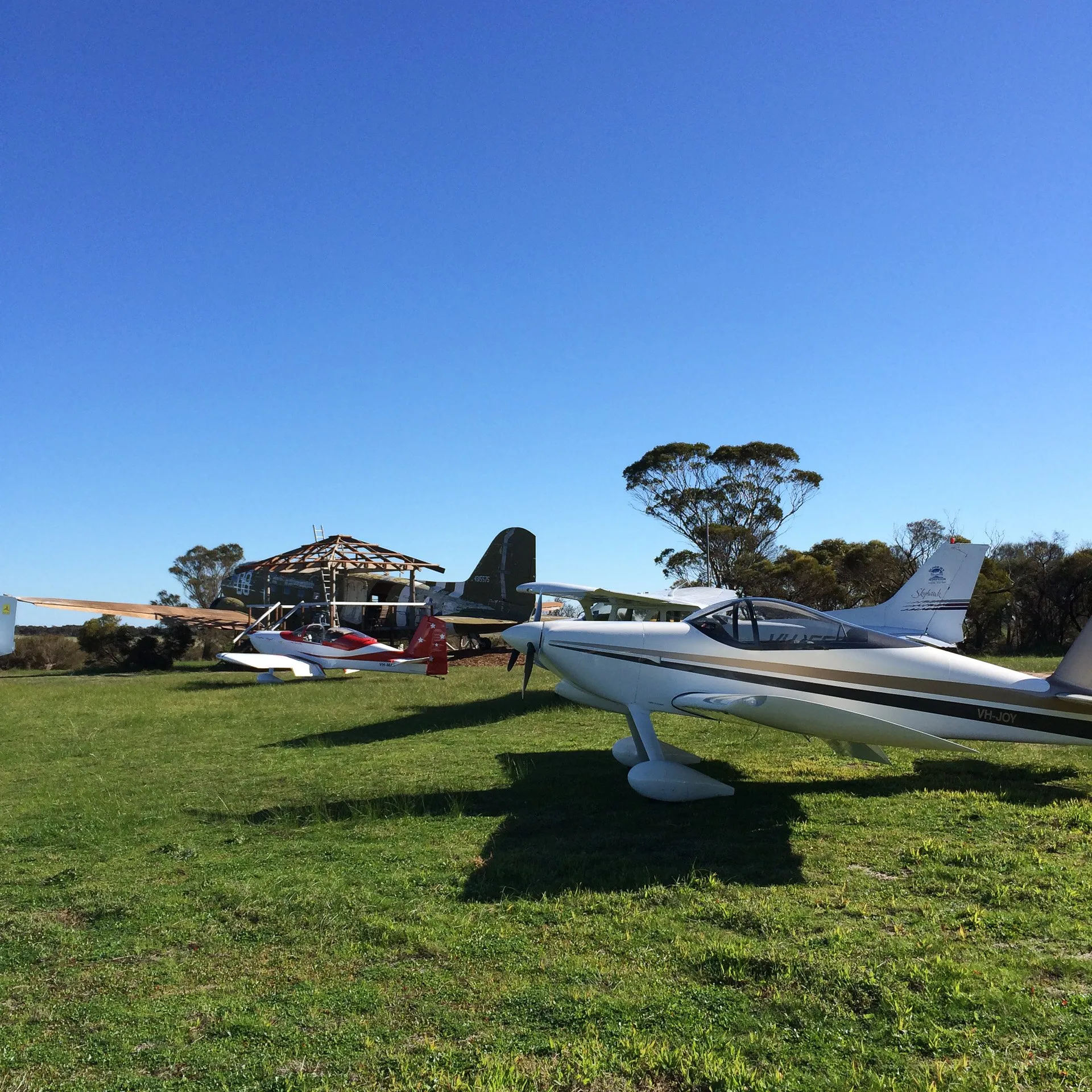 aircraft at the lily dutch windmill runway airstrip