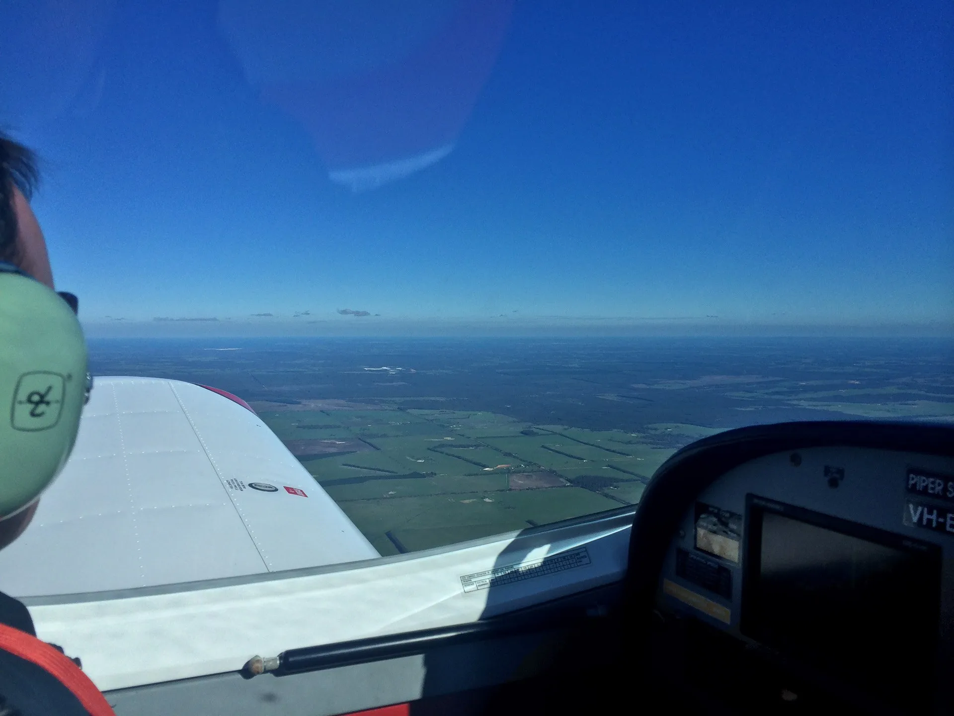 stirling ranges from the air vh-ezt UFC uni flying club jandakot learn to fly aircraft hire
