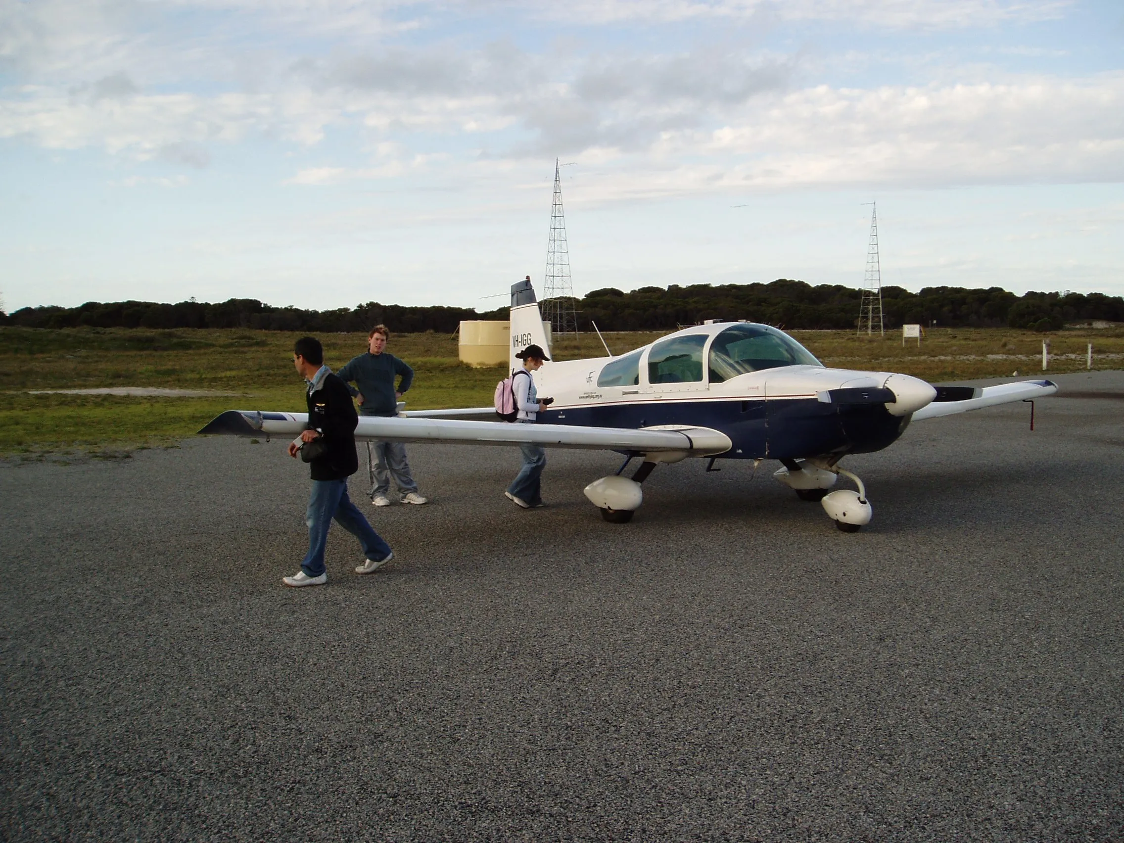 VH-IGG at Rottnest Island Airport University Flying Club