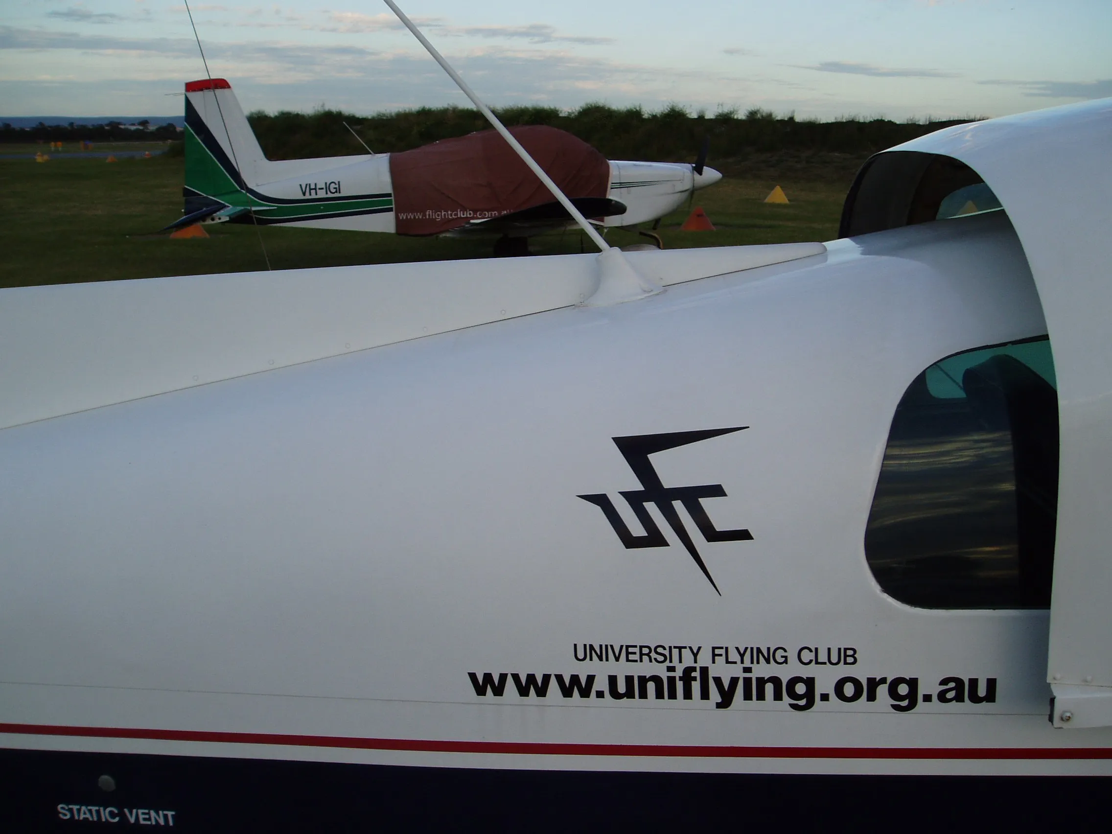 VH-IGG at Rottnest Island Airport University Flying Club