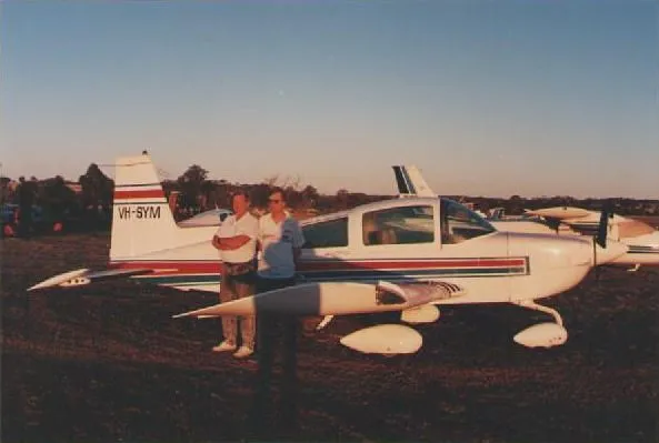 VH-SYM 15-16 Feb 1991 at Narrogin