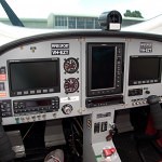 VH-EZT cockpit