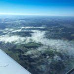clouds from the air vh-ezt UFC uni flying club jandakot learn to fly aircraft hire